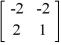 <strong>Evaluate the 2 × 2 determinant. </strong> A) 6 B) -2 C) -6 D) 2