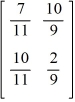 <strong>Evaluate the 2 × 2 determinant. </strong> A) - B) C) - D)
