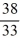 <strong>Evaluate the 2 × 2 determinant. </strong> A) - B) C) - D)