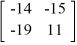 <strong>Write the system of linear equations as a matrix equation. </strong> A) = B) = C)= D) =