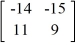 <strong>Write the system of linear equations as a matrix equation. </strong> A) = B) = C)= D) =