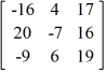 <strong>Write the system of linear equations as a matrix equation. </strong> A)= B)= C) = D)\=