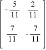 <strong>Find given that A = .</strong> A) B) C) D)