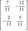 <strong>Find given that A = .</strong> A) B) C) D)