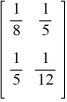 <strong>Find given that A = .</strong> A) B) C) D)