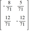 <strong>Find given that A = .</strong> A) B) C) D)