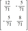 <strong>Find given that A = .</strong> A) B) C) D)