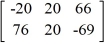 <strong>Calculate 3B - 2A if A = and B = .</strong> A) B) C) D)