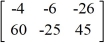 <strong>Calculate -4A - 5B if A = and B = .</strong> A) B) C) D)