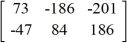 <strong>Perform the indicated operations for the expression, if possible.A = B = C = AB - 9C</strong> A) B) C) D) not possible