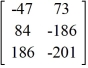 <strong>Perform the indicated operations for the expression, if possible.A = B = C = AB - 9C</strong> A) B) C) D) not possible