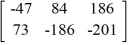 <strong>Perform the indicated operations for the expression, if possible.A = B = C = AB - 9C</strong> A) B) C) D) not possible