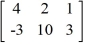 <strong>Write the order of the matrix. </strong> A) 3 × 2 B) 2 × 2 C) 2 × 3 D) 3 × 3