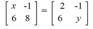Solve for the indicated variables.  