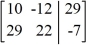 <strong>Write the system of linear equations as an augmented matrix. </strong> A) B) C) D)