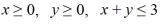 Maximize z = 2x + 5y subject to:  