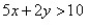<strong>Match the graph to the linear inequality. </strong> A) B) C) D)