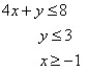 <strong>Match the graph to the system of inequalities. </strong> A) B) C) D)