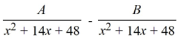 <strong>Select the form of the partial fraction decomposition for the given rational expression. Do not solve for the constants. </strong> A) B) C) D)
