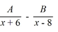 <strong>Select the form of the partial fraction decomposition for the given rational expression. Do not solve for the constants. </strong> A) B) C) D)