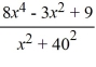 <strong>Select the form of the partial fraction decomposition for the given rational expression. Do not solve for the constants. </strong> A) B) C) D)