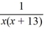 <strong>Write the partial fraction decomposition for the given rational expression. </strong> A) B) C) D)