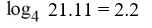 Write the logarithmic equation in its equivalent exponential form.