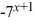 Find the y-intercept for the exponential function f (x) = + 6.