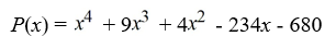 <strong>Factor the polynomial as a product of linear factors.  </strong> A) P(x) = [x + (-5 + 3i)][x + (-5 - 3i)](x - 5)(x + 4) B) P(x) = [x - (-5 + 3i)][x - (-5 - 3i)](x + 5)(x + 4) C) P(x) = [x - (-5 + 3i)][x - (-5 - 3i)](x - 5)(x - 4) D) P(x) = [x - (-5 + 3i)][x - (-5 - 3i)](x - 5)(x + 4) <div style=padding-top: 35px> 