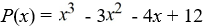 Use Descartes' rule of signs along with the rational root theorem to sketch a graph of the polynomial.