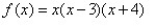 Match the polynomial function with its graph.  