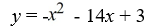 Rewrite the quadratic function in standard form by completing the square.