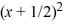 Find the vertex of the parabola associated with the quadratic equation. Y = - 3