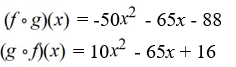 <strong>Given the functions , find </strong> A) B) C) D)