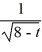 Given the function h(t) = , state the domain in interval notation.