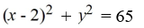 <strong>The point (4, -5) lies on a circle centered at (0, 2). Find the equation in standard form.</strong> A) B) C) D)