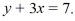 Find the equation of the line that passes through the point (9, 0) and is parallel to the line Express your answer in slope-intercept form, if possible.