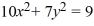 <strong>Use algebraic tests to determine whether the graph of the equation is symmetric with respect to the x-axis, y-axis, or origin.</strong> A) x-axis B) y-axis C) origin D) x-axis, y-axis, origin