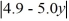 <strong>Solve the equation. = 5.0</strong> A) {-0.02} B) {1.98, 0.02} C) {-1.98, 0.02} D) {-0.02, 1.98}
