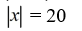 <strong>Write an absolute value equation that describes the statement.Any number whose distance from x = -3 on the number line is 20.</strong> A) B) C) D)
