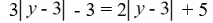 Solve the equality.