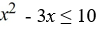 <strong>Solve the polynomial inequality and express the solution set in interval notation.  </strong> A) (-?, -2] ? [5, ?) B) (-?, -2) ? (5, ?) C) (-2, 5) D) [-2, 5] <div style=padding-top: 35px> 
