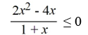 Solve the rational inequality and graph the solution on the real number line.