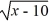 <strong>Solve the radical equation. = 9</strong> A) {19} B) {71} C) {10 + } D) {91}