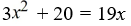 Solve by factoring.  