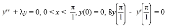 <strong>Consider the boundary value problem Which of the following statements are true? Select all that apply.</strong> A) \lambda = 0 is an eigenvalue. B) There is one negative eigenvalue = - such that tanh = ; the corresponding eigenvectors are (x) = C sinh( x), where C is an arbitrary nonzero real constant. C) There are infinitely many positive eigenvalues = - , n = 1, 2, 3, ... such that ; the corresponding eigenvectors are (x) = sin( x), where is an arbitrary nonzero real constant. D) There are infinitely many negative eigenvalues = - , n = 1, 2, 3, ... such that ; the corresponding eigenvectors are (x) = sin( x), where is an arbitrary nonzero real constant.