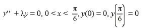 <strong>Consider the boundary value problem Which of the following is a complete list of the eigenvalue-eigenvector pairs for this boundary value problem?</strong> A) B) C) D)