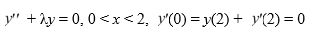 <strong>Consider the boundary value problem Which of these equations do the eigenvalues satisfy?</strong> A) sin(2 ) + cos(2 ) = 0, n = 1, 2, 3, ... B) sin(2 ) - cos(2 ) = 0, n = 1, 2, 3, ... C) D)