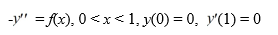 Consider the boundary value problem Evaluate the Green's function representation of the solution when f(x) = 17x + 9, 0 ≤ x ≤ 1.