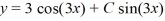 <strong>Consider the boundary value problem + 9y = 0, y (0) = 3, y ( \pi ) = 0 Which of these statements is true?</strong> A) This boundary value problem has no solution. B) y = 3 cos(3x) - 3 sin(3x) is the unique solution of this boundary value problem. C) There are infinitely many solutions of this boundary value problem of the form , where C is an arbitrary real constant. D) y = 0 is a solution of this boundary value problem.